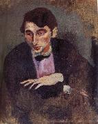 Jules Pascin Portrait of Newaludo oil painting artist